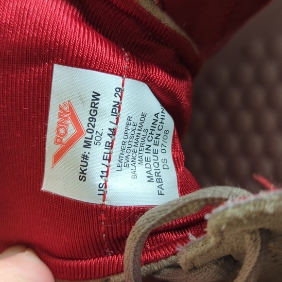 Pony Randy Moss x Pony 2008 Fall/Winter Collection Sneakers Size 11 - Picture 14 of 16